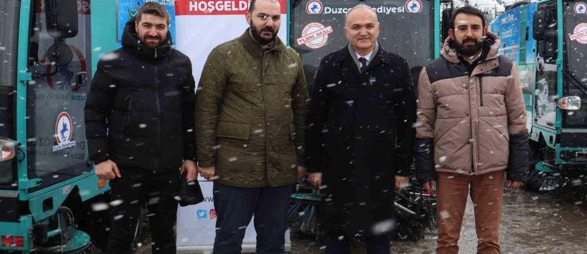 Düzce Belediyesi’nin temizlik filosu güçleniyor